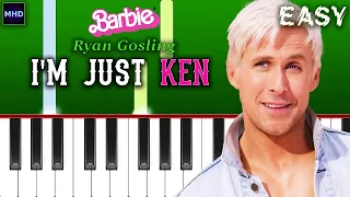 Ryan Gosling, Barbie - I'm Just Ken - Piano Tutorial [EASY]