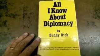 Buddy Rich Book   All I know about Diplomacy Pro Drum Shop