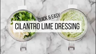 CILANTRO LIME DRESSING