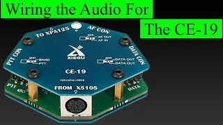 Wiring the Audio Lead For The CE 19 For The Xiegu X5105/G90