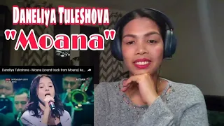 Its MyrnaG REACTS TO Daneliya Tuleshova - Moana (sound track from Moana) kazakh version