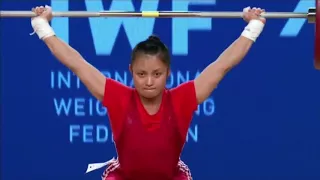 Women’s 48 kg A Session Snatch - 2017 IWF Weightlifting World Championships (WWC)