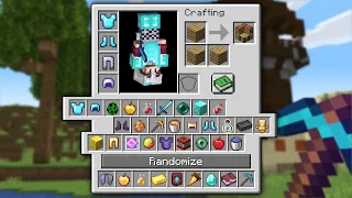 Minecraft, But the INVENTORY is RANDOM...