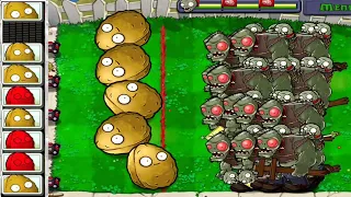 Wall-Nut Bowling 2 || Giant Wall Nut Vs 999 Giga Gargantuar - Plants Vs Zombies Hack