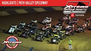 Xtreme Outlaw Midget Series | Path Valley Speedway | August 11, 2023 | HIGHLIGHTS