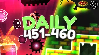 GD Daily Levels [#451-460] (Bird of Prey II, Outbreaker, Messier 45, Flavored Level, CC9, ...)