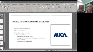 ArMA COVID-19 Virtual Town Hall Featuring Mutual Insurance Company of Arizona - April 22, 2020
