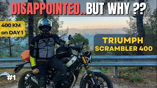 Triumph Scrambler 400 X on Mountains | Delhi to Binsar Wildlife Solo Ride #triumphscrambler400x