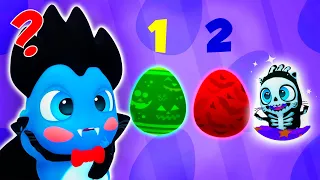 NEW! 🥚🦇 One, Two,... Witch! Halloween Version 🧙🏻‍♀️👻 Best Songs for kids by The Mini Moonies