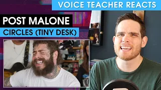Voice Teacher Reacts to Post Malone - Circles (NPR Tiny Desk)