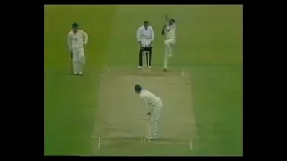 ENGLAND v WEST INDIES 3rd TEST MATCH DAY 1 OLD TRAFFORD JULY 10 1980 BRIAN ROSE MALCOLM MARSHALL