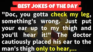 🤣BEST JOKES OF THE DAY! -  A Man Went To The Doctor About The Voices In His Legs | Funny Daily Jokes