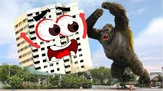Donkey Kong Returns! - Nightmare of Monster Doodles | Dangerous Building Demolition | Woa Doodland