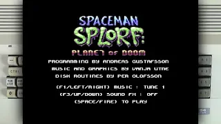Spaceman Splorf on the Commodore 64