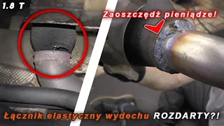 Audi TT Łącznik elastyczny wydechu Zaoszczędź pieniądze i zrób to sam