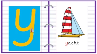 Lowercase Alphabet Letter Y Learn to Read and Write
