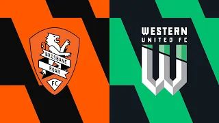 2023-2024 Isuzu Ute A-League - Round 18 - Brisbane Roar v Western United