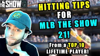 The BEST HITTING TIPS for MLB The Show 21! TOP 10 LIFETIME PLAYER helps you get better!