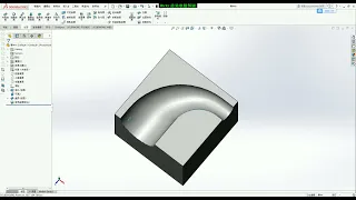 SolidWorks曲面教學(不限版本均適用) 2-2 邊界曲面除料2