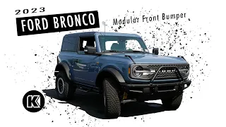 The Modular Front Bumper on the Ford Bronco Badlands