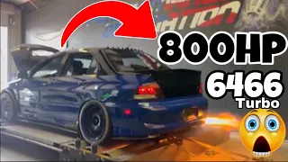 800hp 6466 Turbo street powered Evo 8