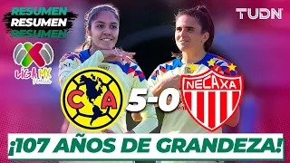 Resumen y goles | América 5-0 Necaxa | AP2023-J14 | Liga Mx Femenil | TUDN