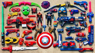 Spider man V/S Captin America, AVENGERS GUN BATTLE Action Series Weapons BOW & ARROW,Equipment