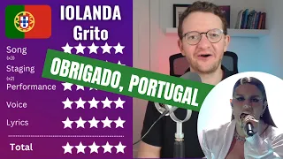 REACTING to Grito by Iolanda - PORTUGAL EUROVISION 2024