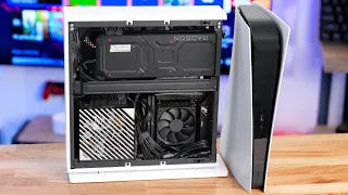 I Built a MINI Gaming PC... it's small like my Xbox and PS5! (AMD Ryzen)