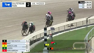 Gulfstream Park Carrera 2 - 14 de Julio 2023