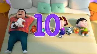 Ten In The Bed | Super Pandobi | Best English Songs - Learn Counting