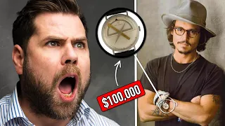 Watch Expert Reacts to Johnny Depp's TERRIBLE Watch Collection