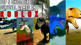 Top 5 Best Dinosaur Survival Games On Roblox | ROBLOX