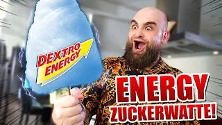 ENERGY-ZUCKERWATTE Experiment! (+ TicTac, Ice Bonbons, Chupa Chups und mehr)