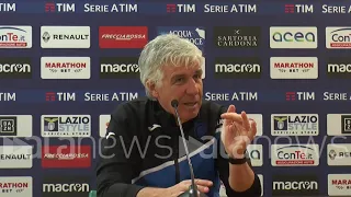 Lazio-Atalanta, Gasperini: "Non dobbiamo farci prendere dall'euforia"