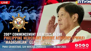 200th Commencement Exercises of the Philippine Merchant Marine Academy 07/20/2023