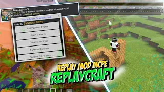 ADDON REPLAY MOD MCPE 1.20+ TERBAIK!? | CARA PASANG REPLAY MOD DI MCPE/MCBE || BERAK GAMING