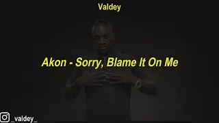 Akon Sorry, Blame It On Me Tradução