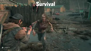 DAYS GONE - Comparison of levels of difficulty | SURVIVAL vs SURVIVAL II