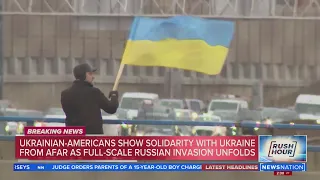 Ukrainian-Americans show solidarity with Ukraine after Russian invasion | Rush Hour