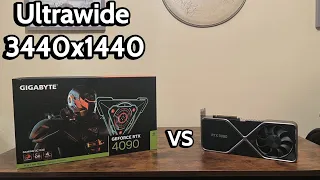 RTX 4090 vs RTX 3090 in Ultrawide