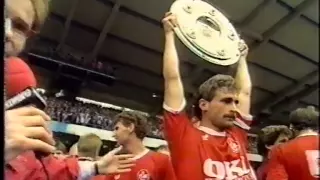 Deutscher Meister 1990/1991: 1. FC Kaiserslautern (Meisterehrung)