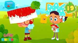 Cutie Cubies 🎲 Episode 19 - Cubo-Christmas ☃🎄 Episodes collection - Moolt Kids Toons