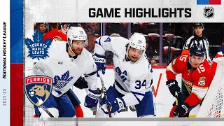 Maple Leafs @ Panthers 4/10 | NHL Highlights 2023