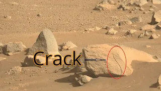 Perseverance Rover New Video Of Cracked Rock And Audio From Mars || Martian Wind || 4K