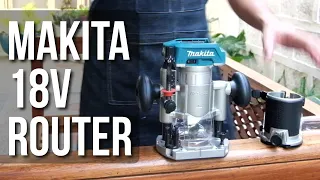 Makita 18v Router DRT50 Review // The Only Type of Cordless Router You Need