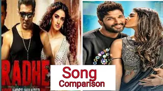 Seeti maar-|- Remake -VS-Original -|-Radhe-|-Salman khan VS Allu Arjun-|-Song Comparison