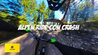 Alpen Ride Top to Bottom Chur Coira Alpen Bikepark 2024 insta360x3