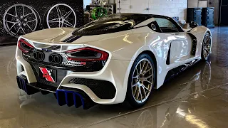 Hennessy Venom F5 Roadster Start-Up & Revs | Circuit of the Americas, Austin, Texas