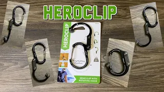 Heroclip : Rotating Hook Gear Clip : EDC : Better than a Carabiner : Review